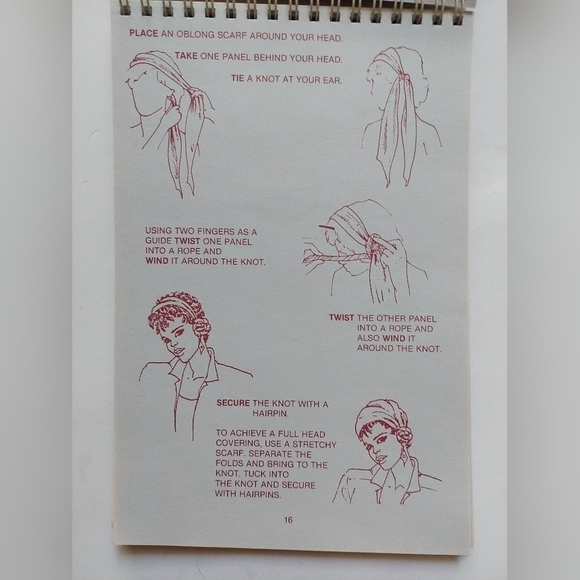 Vintage* The Magic of Scarf Fashion with the Scarf Clip: The Knaughty Look - Picture 4 of 9